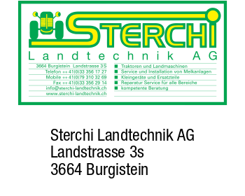Sterchi Landtechnik AG Landstrasse 3s 3664 Burgistein 